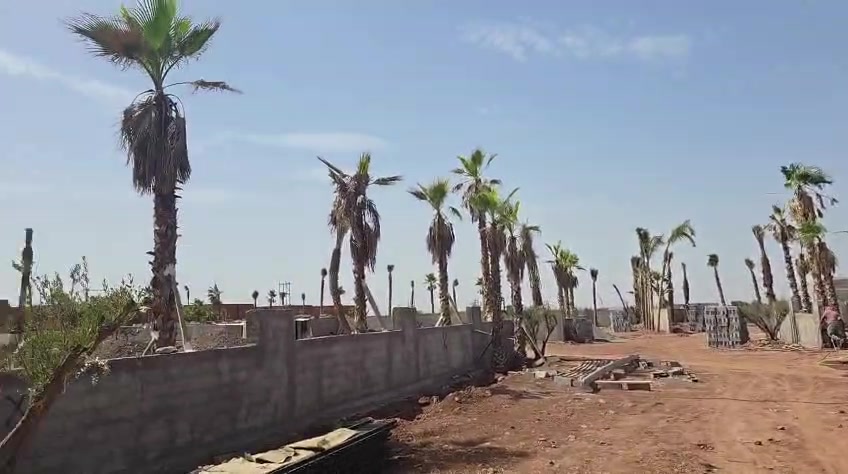 Vue réelle des zones du chantier UMANI Luxury Residence le 1er août 2026